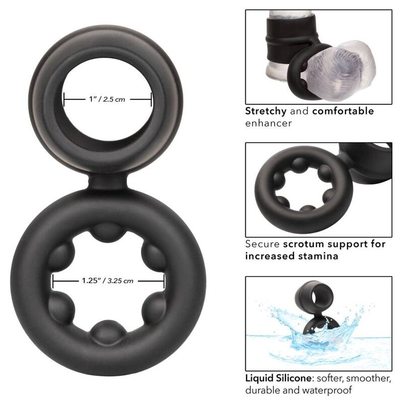 CALEXOTICS - ALPHA DUAL MAGNUM RING SCHWARZ – EXOTICS - ALPHA DUAL MAGNUM RING SCHWARZ Bild 4
