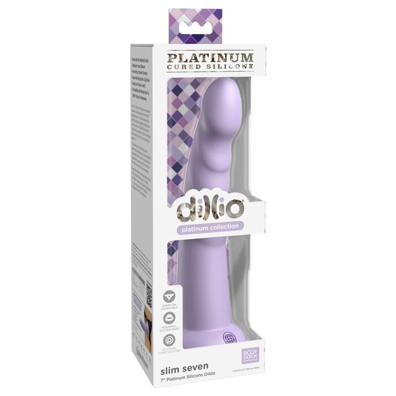 DILLIO - SLIM SEVEN 17,78 CM VIOLETT – Erotik-Zubehör Bild 8