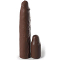 FANTASY X- TENSIONS - PIPEDREAMS SLEEVE 22,86 CM + 7,62 CM PLUG BROWN Analplug diskret online kaufen