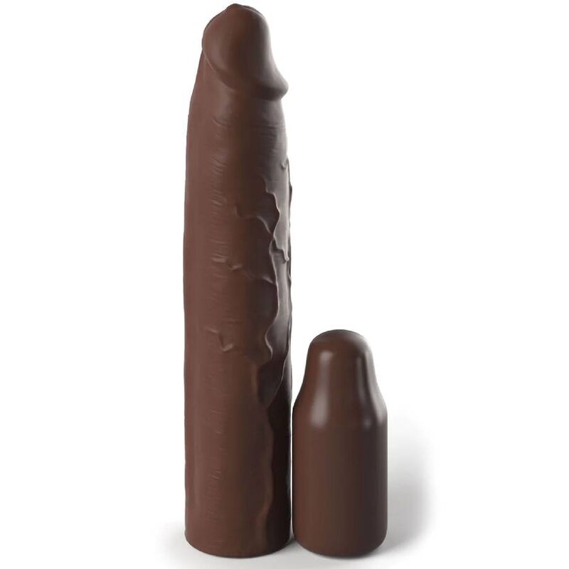 FANTASY X- TENSIONS - PIPEDREAMS SLEEVE 22,86 CM + 7,62 CM PLUG BROWN Analplug diskret online kaufen