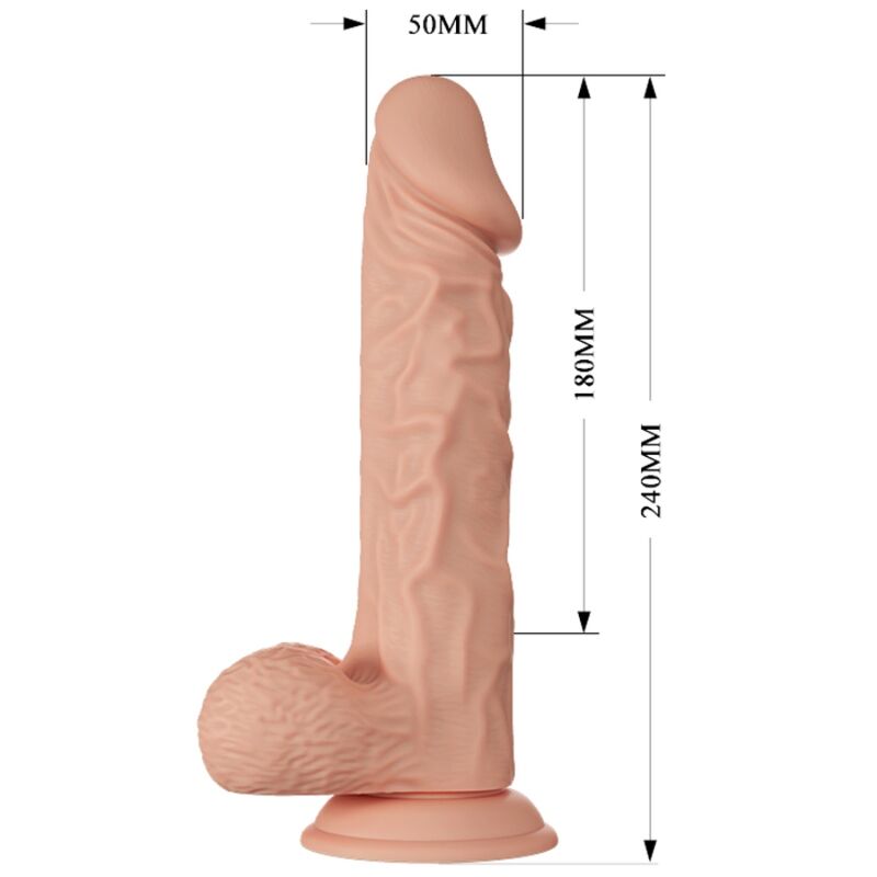 BAILE - SCHÖNE BEGEGNUNG BURAQ VIBRATION 24 CM NATÜRLICH – Erotik-Zubehör Bild 11