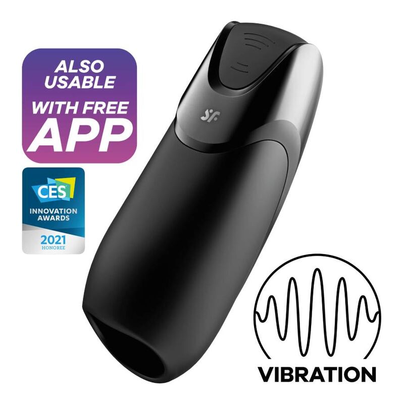 SATISFYER - MEN VIBRATION+ SCHWARZ für intensive Stimulation und Self-Love