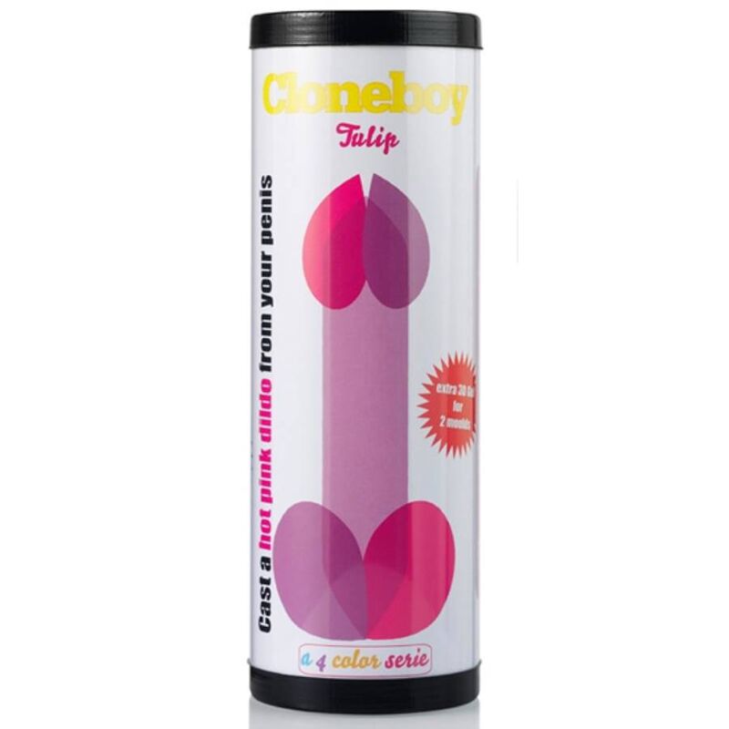 CLONEBOY - DILDO TULIP INTENSE PINK Produktansicht und Details