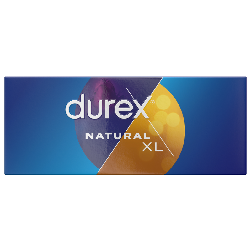 Durex XL Kondome 144 Stück – Extra groß, 56 mm Nennweite, naturkautschuk für Schutz und angenehmes Gefühl
