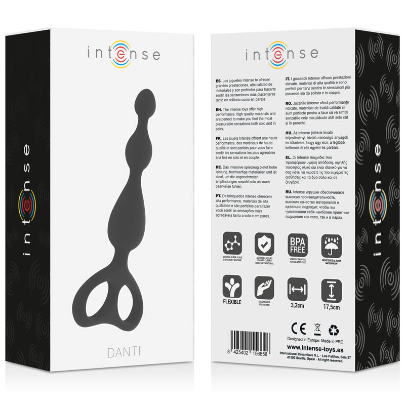 INTENSE - SCHWARZER ANAL DANTI Anal-Toy diskret online kaufen
