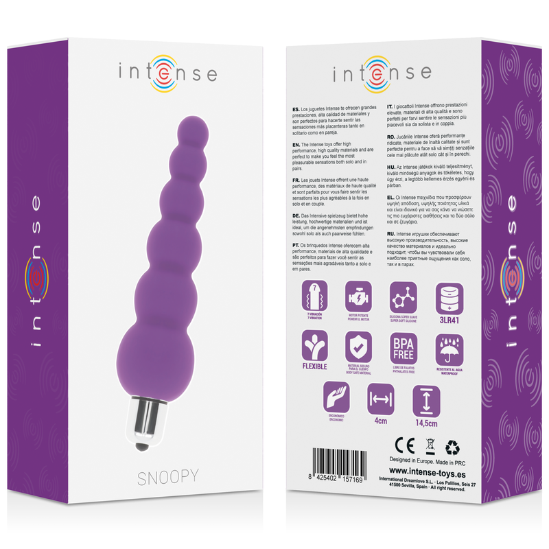INTENSE - SNOOPY 7 GESCHWINDIGKEITEN SILIKON LILA – Erotik-Zubehör Bild 4