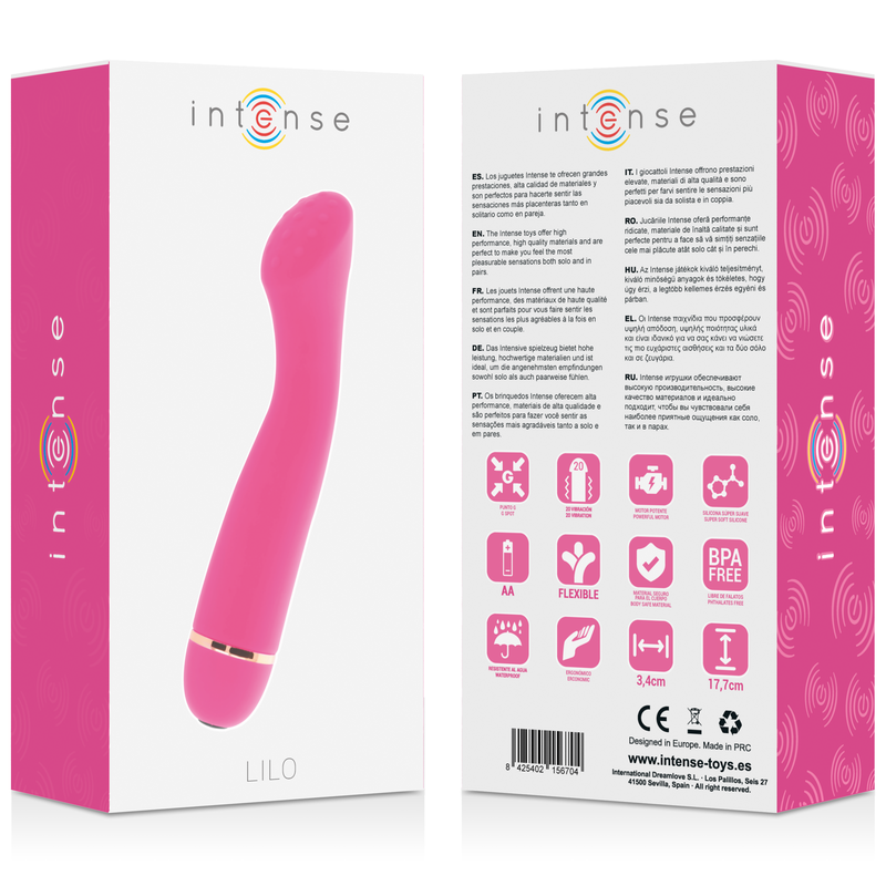 INTENSE - LILO 20 GESCHWINDIGKEITEN SILIKON ROSA – Erotik-Zubehör Bild 6