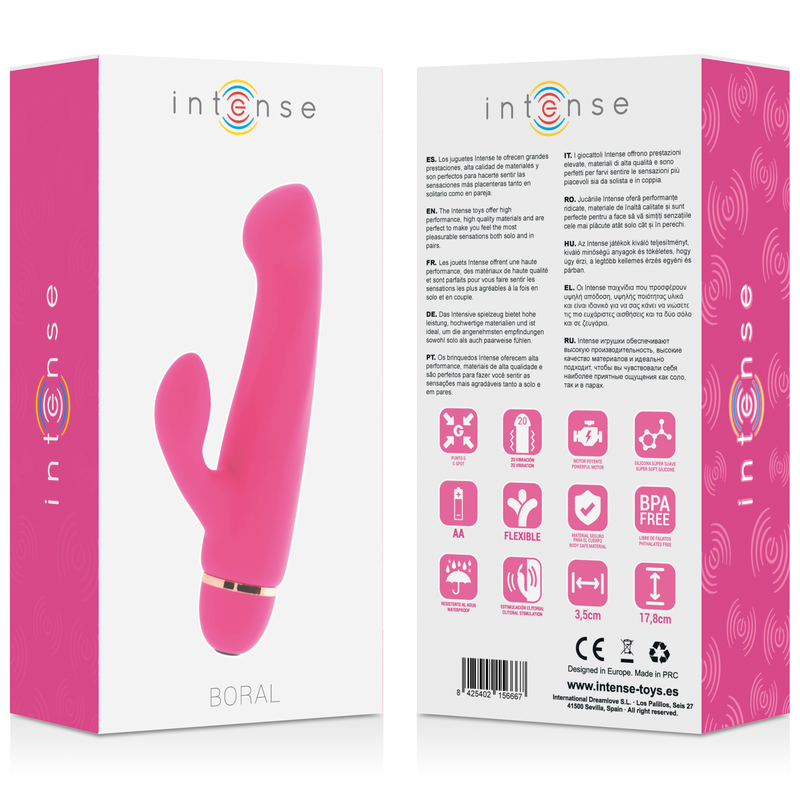 INTENSE - BORAL 20 GESCHWINDIGKEITEN SILIKON ROSA – Erotik-Zubehör Bild 5