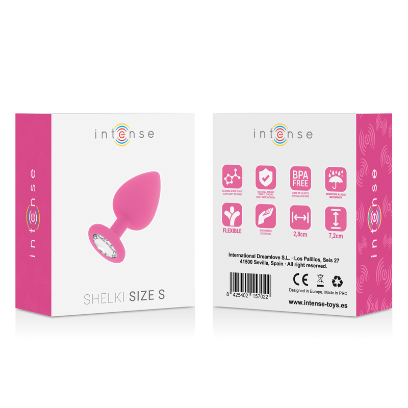 INTENSE Shelki S Analplug Fuchsia – Silikon, Wasserdicht & Flexibel | Secret Pulse Analplug diskret online kaufen