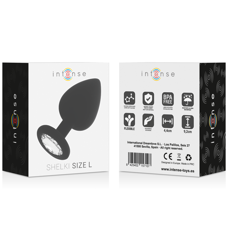 INTENSE - SHELKI L ANAL PLUG SCHWARZ Analplug diskret online kaufen