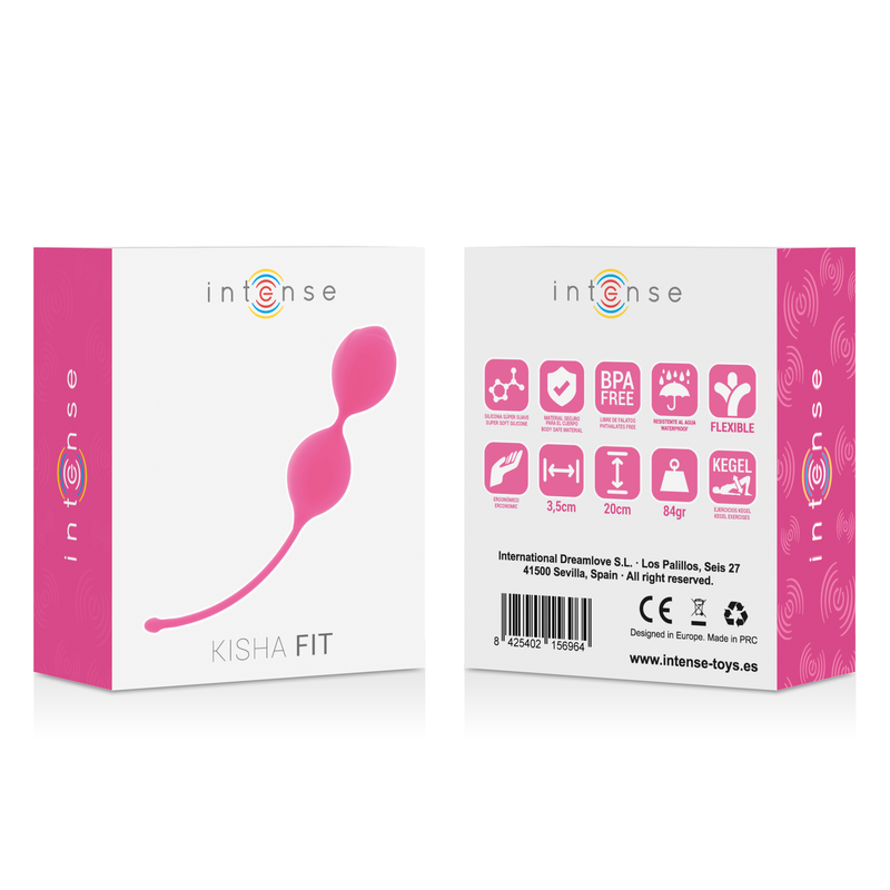 INTENSE - KISHA FIT SILIKON KEGEL FUCHSIA – Liebeskugeln Bild 3
