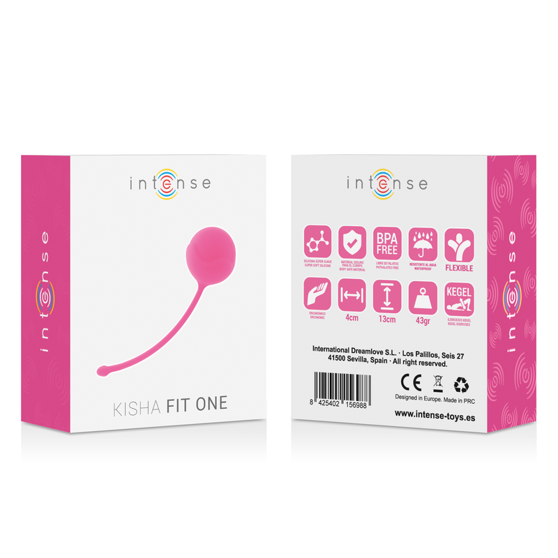 INTENSE - KISHA FIT ONE SILIKON KEGEL FUCHSIA – Liebeskugeln Bild 3