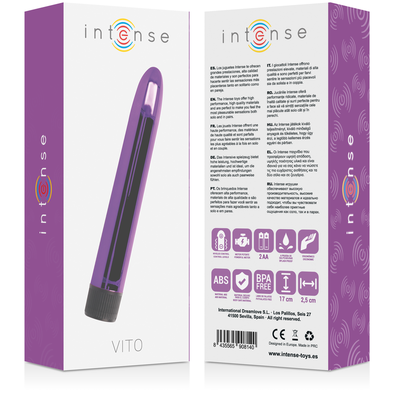 INTENSE - VITO LILA VIBRATOR hochwertiges Sextoy bei Secret Pulse