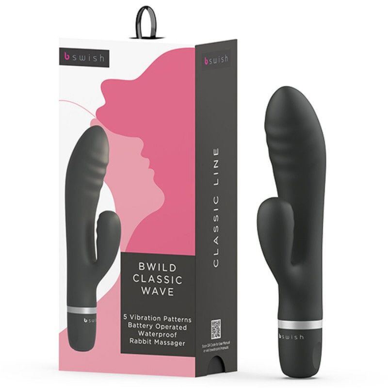 B Swish BWILD Classic Vibrator Schwarz | Silikon, wasserdicht für intensive Stimulation und Self-Love
