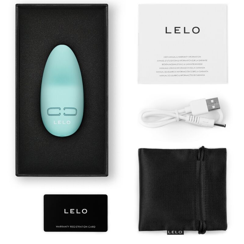 LELO - LILY 3 PERSÖNLICHES MASSAGER - POLARGRÜN Massager Vibrator Produktansicht und Details