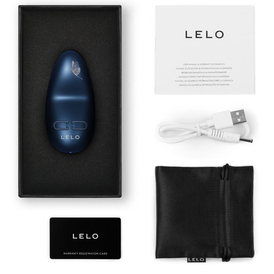 LELO NEA 3 Persönliches Massager Blau – 10 Vibrationsmodi & Wasserfest | Secret Pulse Massager Vibrator Produktansicht und Details