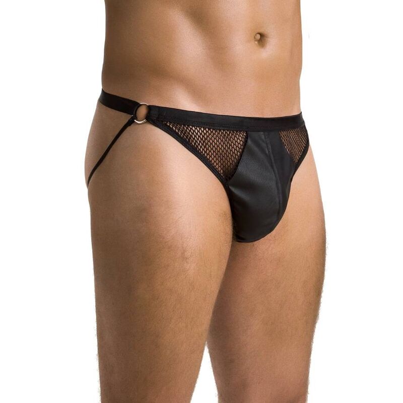 PASSION - 034 SLIP OPEN LUKE SCHWARZ S/M Slip diskret online kaufen