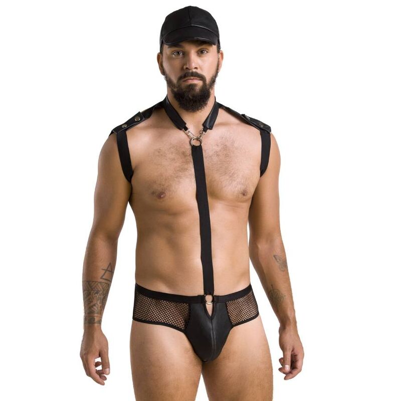 PASSION - 038 SET JOHN SCHWARZ S/M Dessous-Set diskret online kaufen