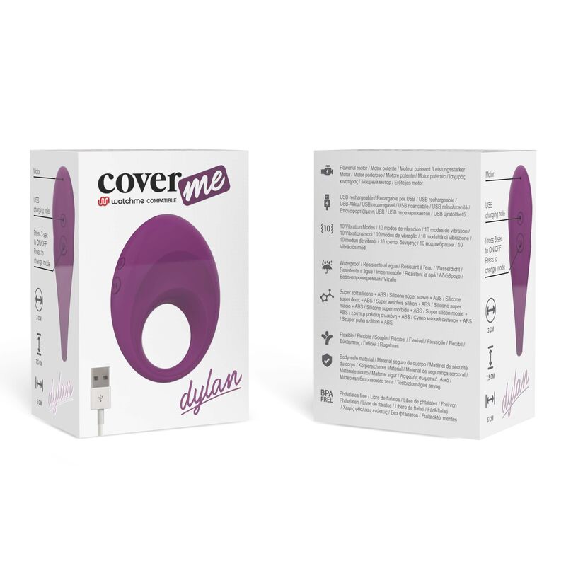 COVERME - WIEDERAUFLADBARER RING VON DYLAN, KOMPATIBEL MIT DER DRAHTLOSEN WATCHME-TECHNOLOGIE – Erotik-Zubehör Bild 6