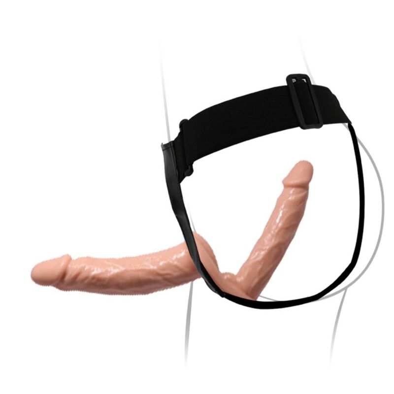 BAILE - ULTRA LEIDENSCHAFTLICHER DOPPELTE DILDOS MIT HARNESS – Dildo Bild 5