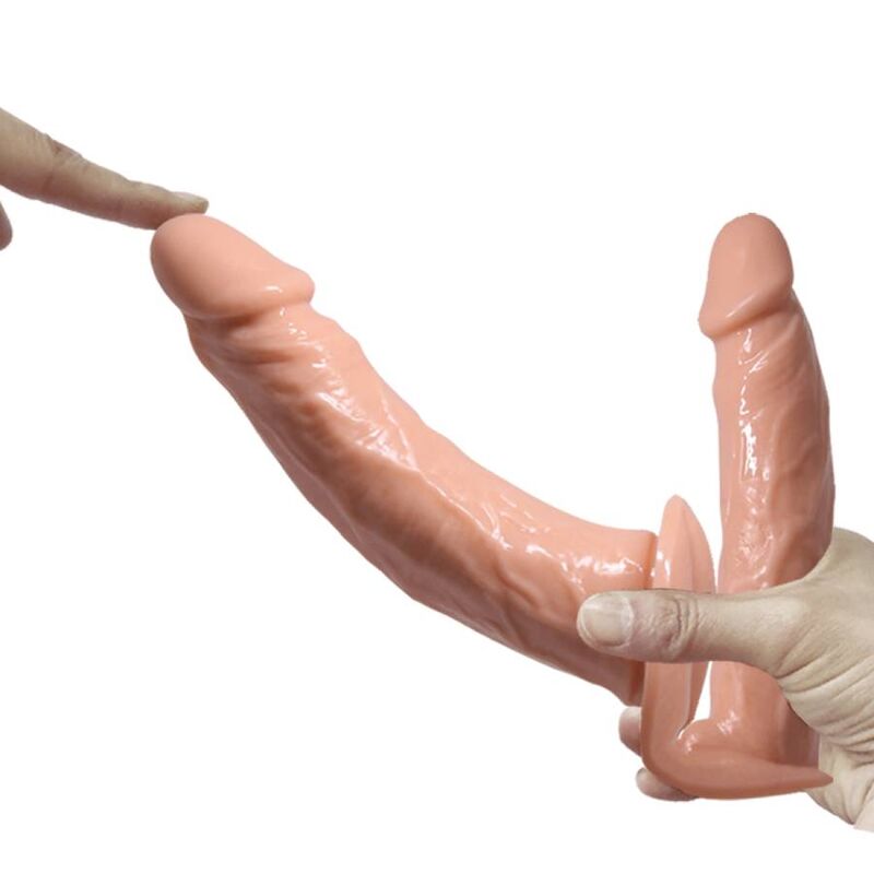 BAILE - ULTRA LEIDENSCHAFTLICHER DOPPELTE DILDOS MIT HARNESS – Dildo Bild 11