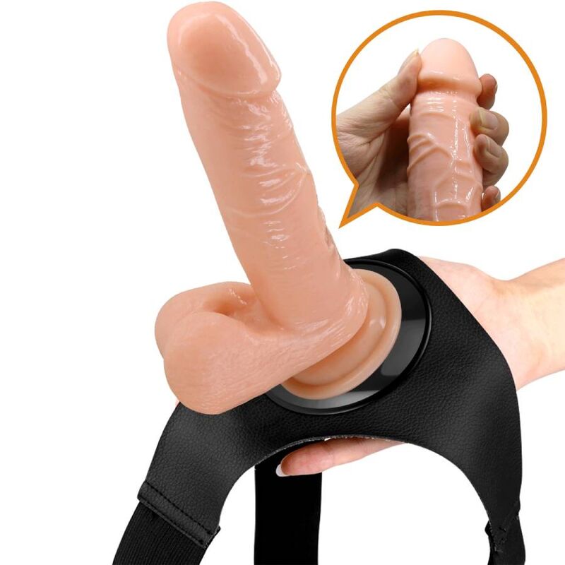 PRETTY LOVE - HARNESS-HOSE UNIVERSAL-HARNESS MIT DILDO TOM 20 CM NATUR – Dildo Bild 13