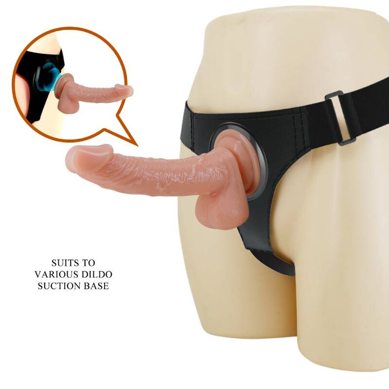 PRETTY LOVE - HARNESS-HOSE UNIVERSAL-HARNESS MIT DILDO KEVIN 19 CM NATURAL – Dildo Bild 4