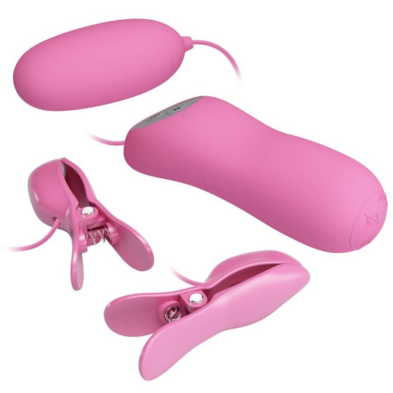 PRETTY LOVE - PINZETTE MIT VIBRATION UND ROSA ELETROSCHOCK – Erotik-Zubehör Bild 8