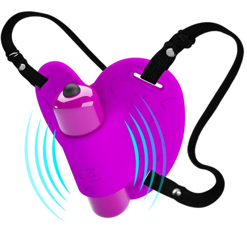 PRETTY LOVE - HEARTBEAT CLITORIS MASSAGER 10 VIBRATIONSMODI LILA – Massager Vibrator Bild 6