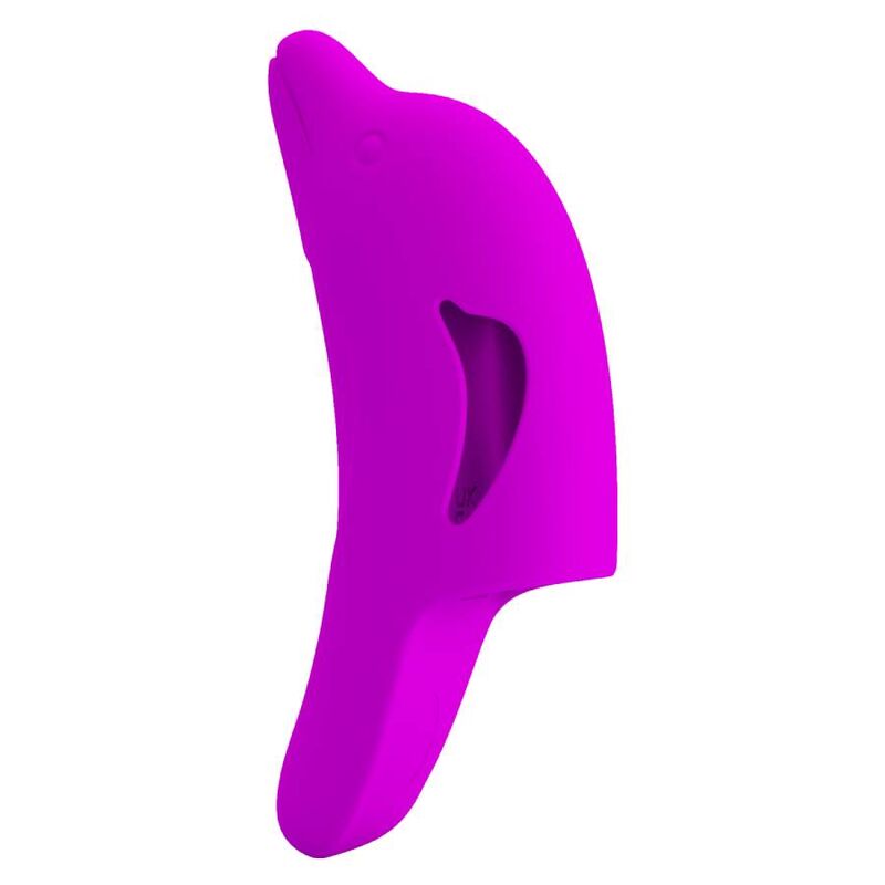 PRETTY LOVE - DELPHINI LEISTUNGSSTARKER LILA FINGERSTIMULATOR – Fingervibrator Bild 3