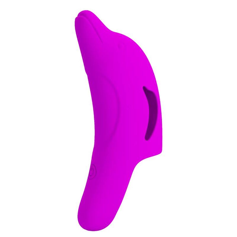 PRETTY LOVE - DELPHINI LEISTUNGSSTARKER LILA FINGERSTIMULATOR – Fingervibrator Bild 5