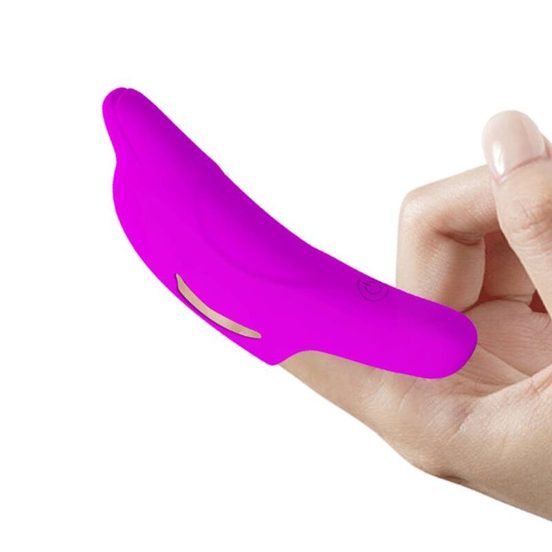 PRETTY LOVE - DELPHINI LEISTUNGSSTARKER LILA FINGERSTIMULATOR – Fingervibrator Bild 20