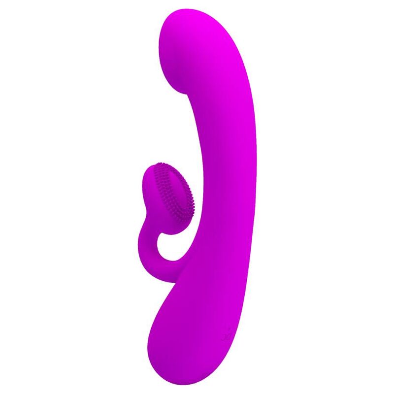 PRETTY LOVE - SINCERE SILIKON-KLITORALVIBRATOR UND SAUGER LILA – Vibrator Bild 6