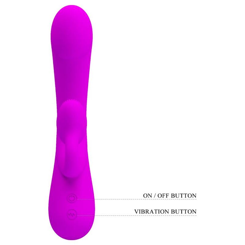 PRETTY LOVE - SINCERE SILIKON-KLITORALVIBRATOR UND SAUGER LILA – Vibrator Bild 13