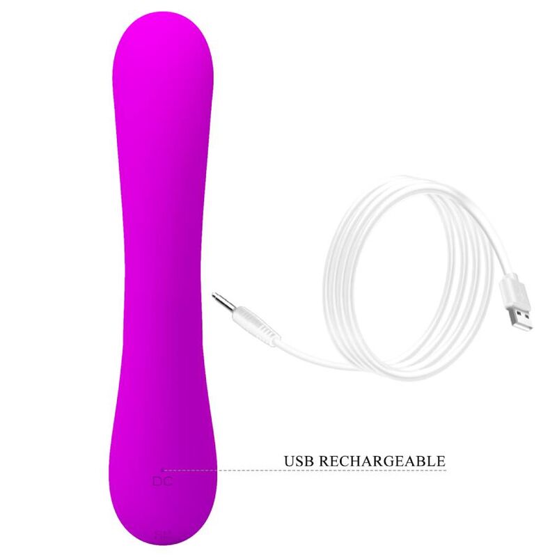 PRETTY LOVE - SINCERE SILIKON-KLITORALVIBRATOR UND SAUGER LILA – Vibrator Bild 15