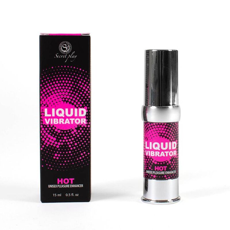 SECRETPLAY - FLÜSSIGER VIBRATOR STARKER STIMULATOR 15 ML für sinnliche Momente allein oder zu zweit
