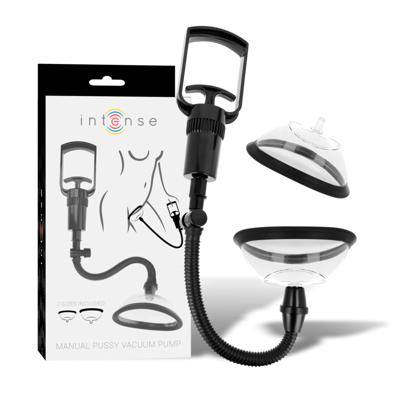 INTENSE - PUMP VAGINALE HANDPUMPE MIT ZWEI AUSTAUSCHBAREN BECHERN – Penispumpe Bild 1