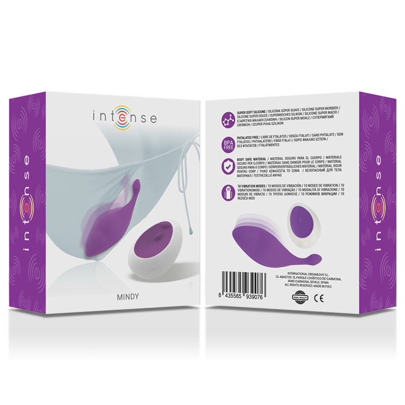 INTENSE Mindy – Lila Fernbedienungs-Panty, 10 Vibrationsmodi, Klitorisstimulation – Slip Bild 14