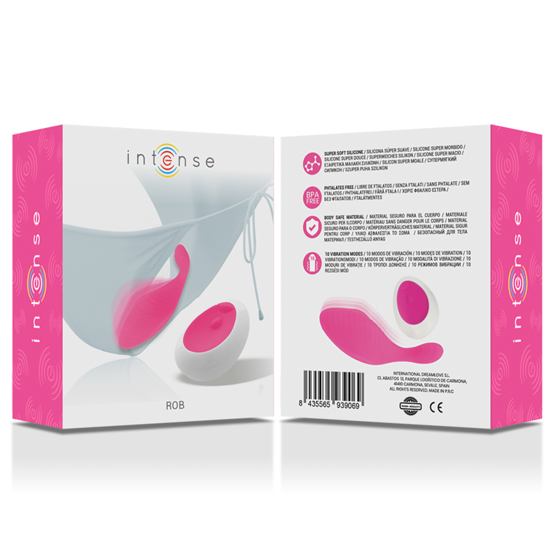 INTENSE ROB Panty – Fernbedienbarer Vibrator für Frauen, Rosa – Vibrator Bild 13