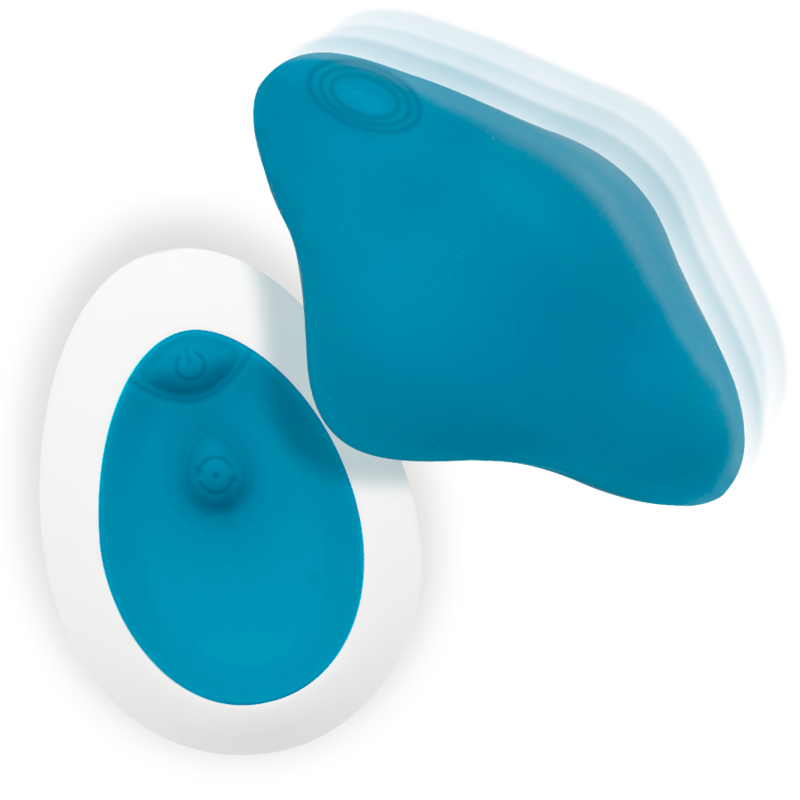 INTENSE Samantha – Fernbedienbare Panty, Vibration, Blau, 10 Lustmodi – Slip Bild 5