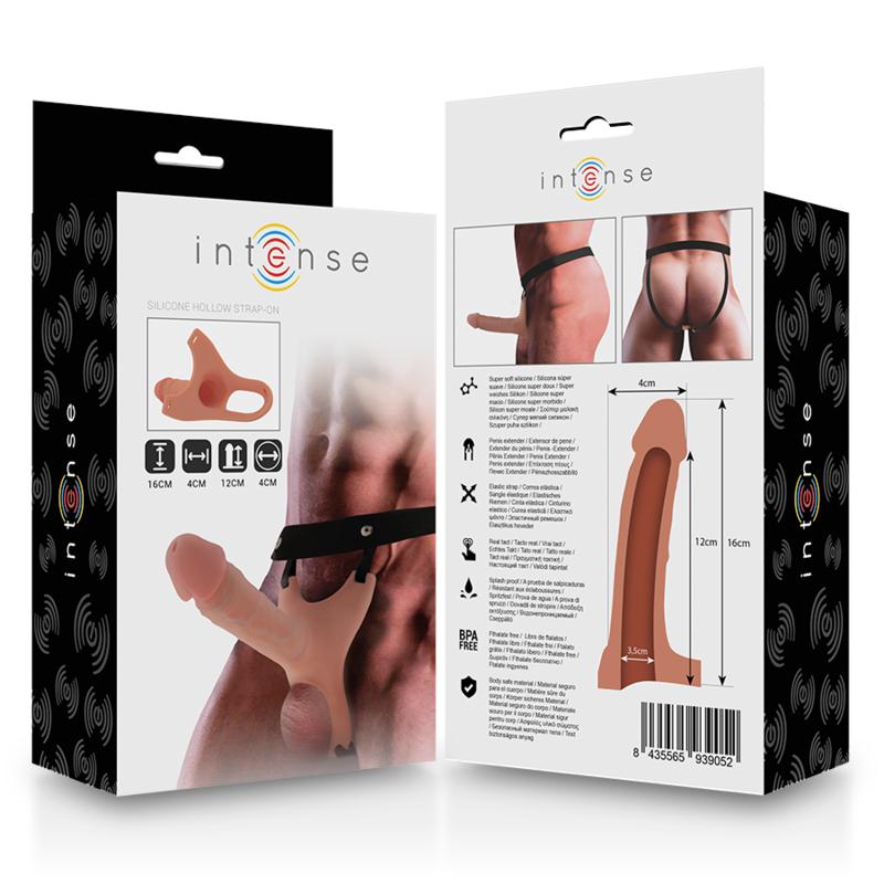 INTENSE - HOHLGESCHIRR MIT SILIKON-DILDO 16 X 3,5 CM – Dildo Bild 15