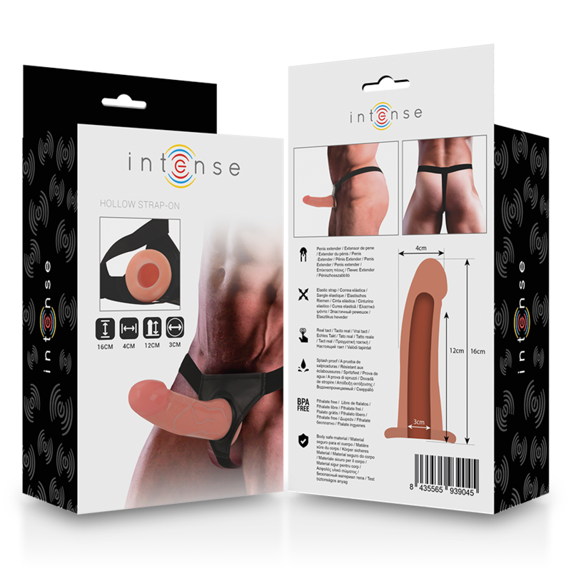 INTENSE - HOHLGESCHIRR MIT DILDO 16 X 3 CM – Dildo Bild 16