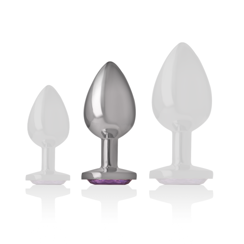 INTENSE Analplug Metall M – Violetter Kristall & Luxusdesign | Secret Pulse – Analplug Bild 10