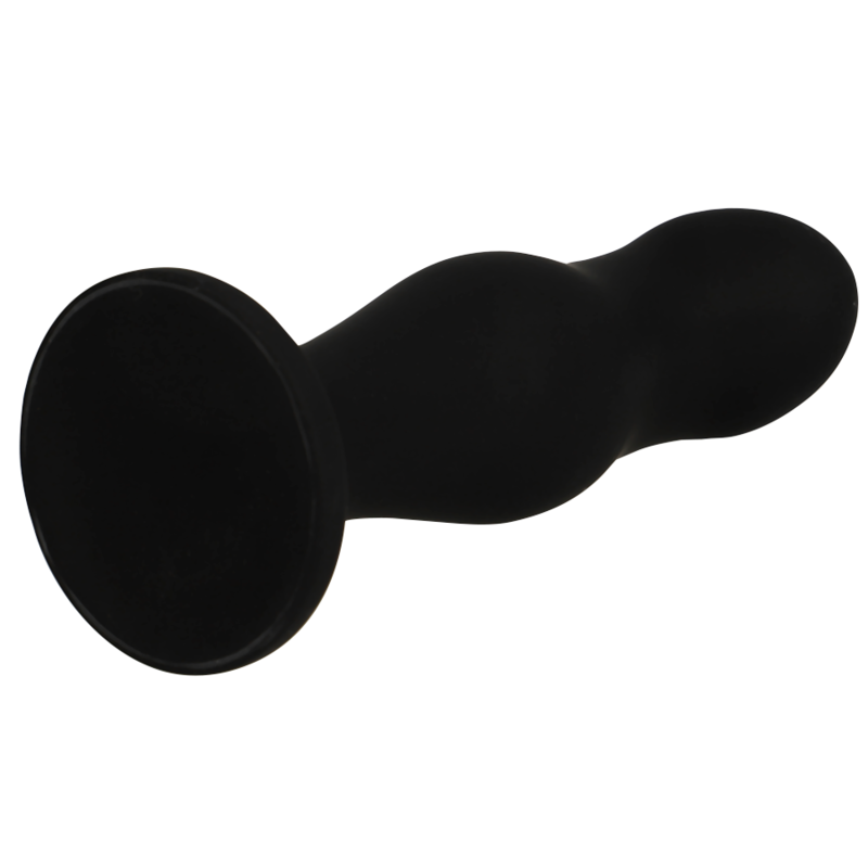 BLACK&SILVER - SEAN PLUG ANAL PREMIUM SILIKON SCHWARZ – Analplug Bild 7