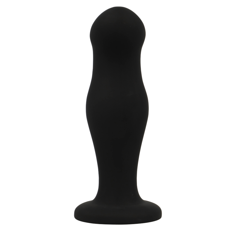 BLACK&SILVER - SEAN PLUG ANAL PREMIUM SILIKON SCHWARZ – Analplug Bild 6