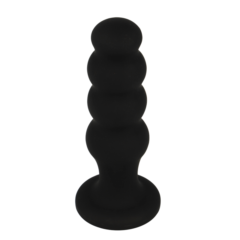 BLACK&SILVER - SCOTT PREMIUM SILIKON ANALPLUG SCHWARZ – Analplug Bild 6