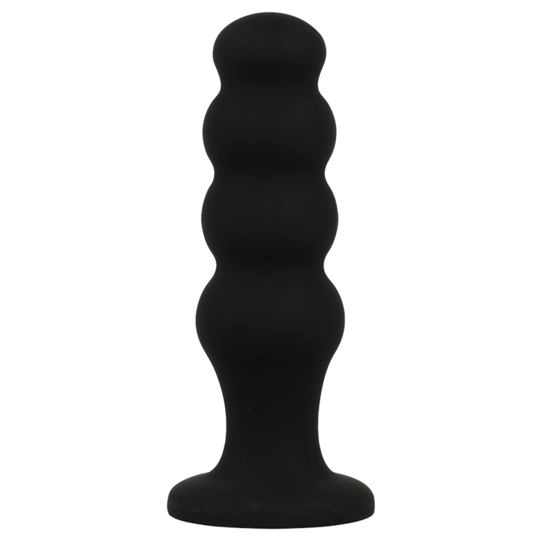 BLACK&SILVER - SCOTT PREMIUM SILIKON ANALPLUG SCHWARZ – Analplug Bild 4