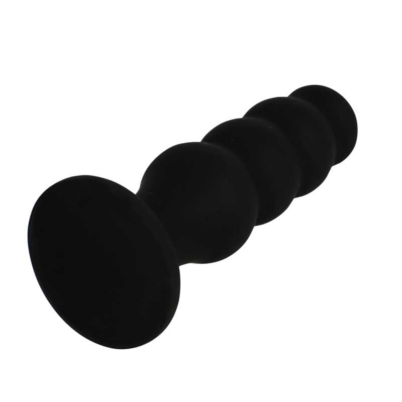 BLACK&SILVER - SCOTT PREMIUM SILIKON ANALPLUG SCHWARZ – Analplug Bild 8