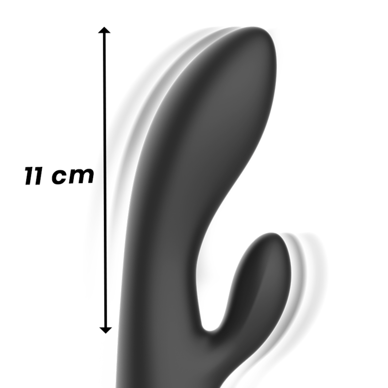 IBIZA Superweicher Kaninchenvibrator – 2 Motoren, 10 Vibrationsmodi, USB, IPX6, Silikon – Vibrator Bild 8
