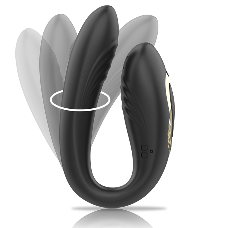 IBIZA Rotierender Doppelmotor-Vibrator – 10 Wave- & 10 Vibrationsmodi, USB, Silikon – Vibrator Bild 7